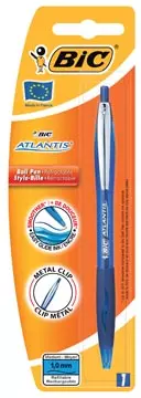 Een Bic balpen Atlantis Soft 1 mm, blauw, op blister koop je bij ShopXPress