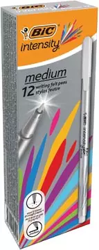 Een Bic fineliner Intensity, medium, grijs koop je bij ShopXPress