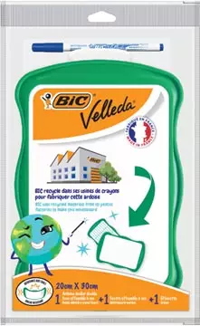 Een Bic whiteboard Velleda 20 x 30 cm, gerecycleerd koop je bij ShopXPress