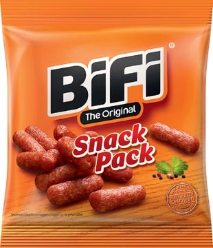 Een Bifi original worst, snack pack, 60 gram koop je bij ShopXPress