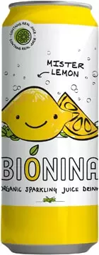 Een Bionina Mister Lemon, blik van 33 cl, pak van 24 stuks koop je bij ShopXPress