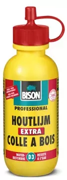 Een Bison houtlijm topspeed, flacon van 75 ml, extra wit koop je bij ShopXPress