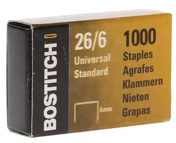 Een Bostitch nietjes 6 mm, verzinkt koop je bij ShopXPress