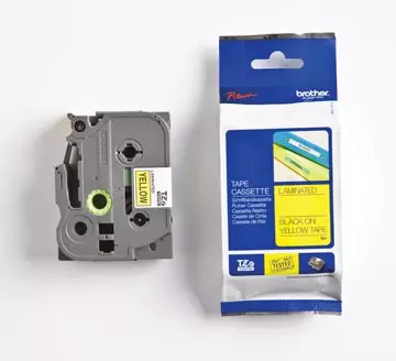 Een Brother TZe tape voor P-Touch 36 mm, zwart op geel koop je bij ShopXPress