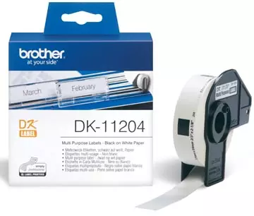 Een Brother etiketten voor QL, ft 17 x 54 mm, pak van 400 etiketten koop je bij ShopXPress