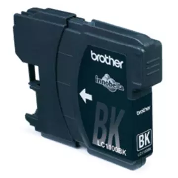 Een Brother inktcartridge, 450 pagina's, OEM LC-1100BK, zwart koop je bij ShopXPress