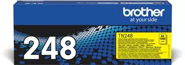 Een Brother toner, 1.000 pagina's, OEM TN-248Y, geel koop je bij ShopXPress