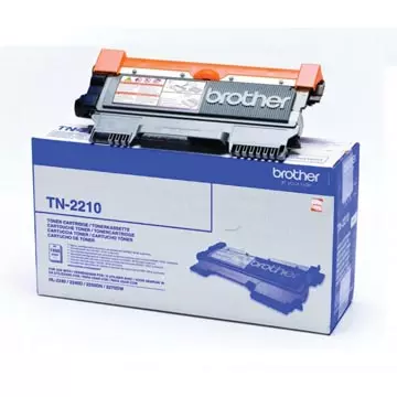 Een Brother toner, 1.200 pagina's, OEM TN-2210, zwart koop je bij ShopXPress