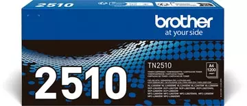 Een Brother toner, 1.200 pagina's, OEM TN-2510, zwart koop je bij ShopXPress