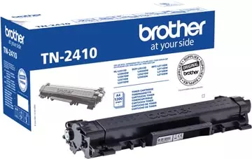 Een Brother toner, 1.400 pagina's, OEM TN-2410, zwart koop je bij ShopXPress