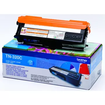 Een Brother toner, 1.500 pagina's, OEM TN-320C, cyaan koop je bij ShopXPress