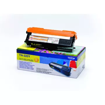 Een Brother toner, 1.500 pagina's, OEM TN-320Y, geel koop je bij ShopXPress