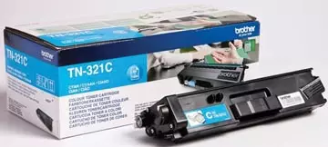 Een Brother toner, 1.500 pagina's, OEM TN-321C, cyaan koop je bij ShopXPress