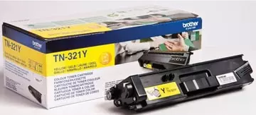 Een Brother toner, 1.500 pagina's, OEM TN-321Y, geel koop je bij ShopXPress