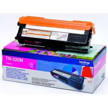 Een Brother toner, 1.500 pagina's, OEM TN320M, magenta koop je bij ShopXPress