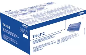 Een Brother toner, 12.000 pagina's, OEM TN-3512, zwart koop je bij ShopXPress