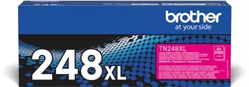 Een Brother toner, 2.300 pagina's, OEM TN-248XLM, magenta koop je bij ShopXPress