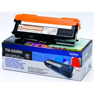 Een Brother toner, 2.500 pagina's, OEM TN-320BK, zwart koop je bij ShopXPress