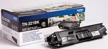 Een Brother toner, 2.500 pagina's, OEM TN-321BK, zwart koop je bij ShopXPress