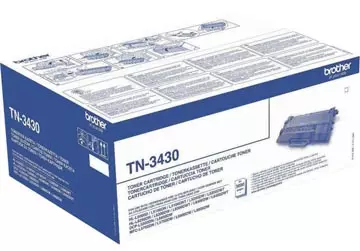 Een Brother toner, 3.000 pagina's, OEM TN-3430, zwart koop je bij ShopXPress