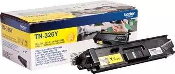 Een Brother toner, 3.500 pagina's, OEM TN-326Y, geel koop je bij ShopXPress