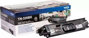 Een Brother toner, 4.000 pagina's, OEM TN-326BK, zwart koop je bij ShopXPress