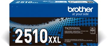 Een Brother toner, 5.000 pagina's, OEM TN-2510XXL, zwart koop je bij ShopXPress