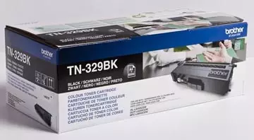 Een Brother toner, 6.000 pagina's, OEM TN-329BK, zwart koop je bij ShopXPress