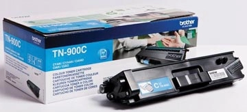 Een Brother toner, 6.000 pagina's, OEM TN-900C, cyaan koop je bij ShopXPress