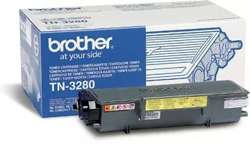 Een Brother toner, 8.000 pagina's, OEM TN-3280, zwart koop je bij ShopXPress