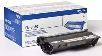 Een Brother toner, 8.000 pagina's, OEM TN-3380, zwart koop je bij ShopXPress