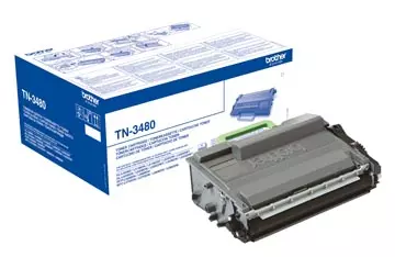 Een Brother toner, 8.000 pagina's, OEM TN-3480, zwart koop je bij ShopXPress