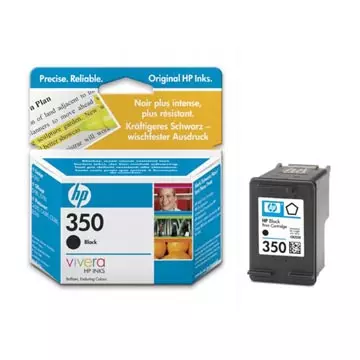 Een HP inktcartridge 350, 200 pagina's, OEM CB335EE, zwart koop je bij ShopXPress