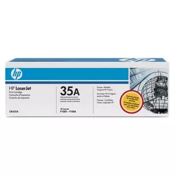 Een HP toner 35A, 1 500 pagina's, OEM CB435A, zwart koop je bij ShopXPress