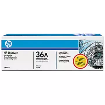 Een HP toner 36A, 2 000 pagina's, OEM CB436A, zwart koop je bij ShopXPress