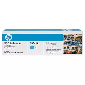 Een HP toner 125A, 1 400 pagina's, OEM CB541A, cyaan koop je bij ShopXPress