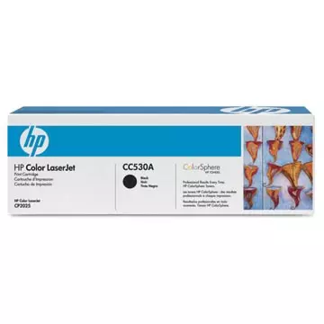 Een HP toner 304A, 3 500 pagina's, OEM CC530A, zwart koop je bij ShopXPress