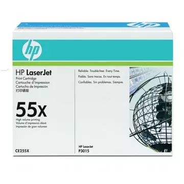 Een HP toner 55X, 12 500 pagina's, OEM CE255X, zwart koop je bij ShopXPress