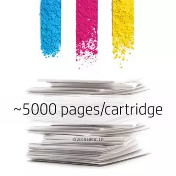 Een HP toner 410X, 5.000 pagina's, OEM CF252XM, cyaan, magenta en geel koop je bij ShopXPress