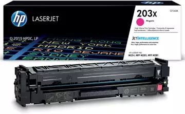 Een HP toner 203X, 2.500 pagina's, OEM CF543X, magenta koop je bij ShopXPress