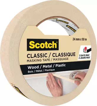 Een Scotch classic afplaktape, ft 24 mm x 50 m koop je bij ShopXPress