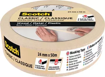 Een Scotch classic afplaktape, ft 24 mm x 50 m koop je bij ShopXPress