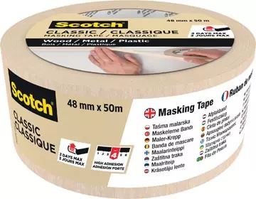 Een Scotch classic afplaktape, ft 48 mm x 50 m koop je bij ShopXPress