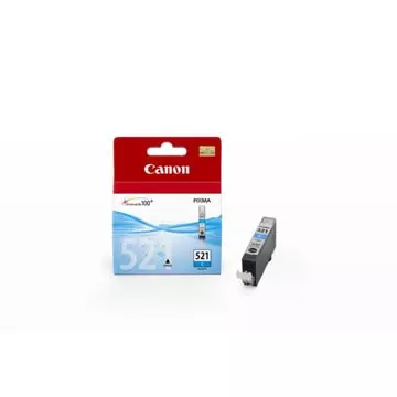 Een Canon inktcartridge CLI-521C, 448 pagina's, OEM 2934B001, cyaan koop je bij ShopXPress