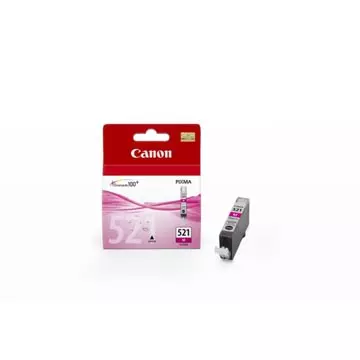 Een Canon inktcartridge CLI-521M, 445 pagina's, OEM 2935B001, magenta koop je bij ShopXPress