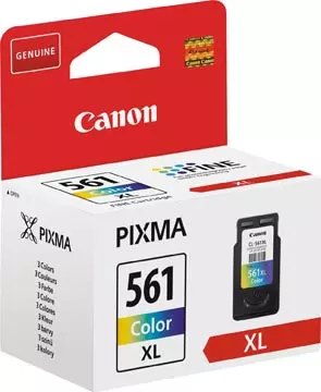 Een Canon inktcartridge CL-561XL, 300 pagina's, OEM 3730C001, 3 kleuren koop je bij ShopXPress