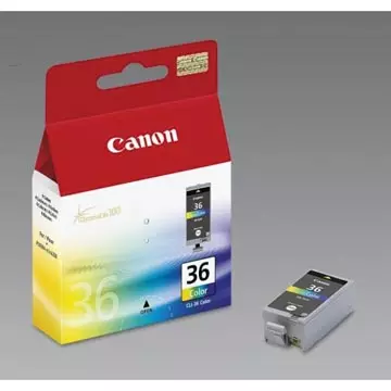 Een Canon inktcartridge CLI-36, 249 pagina's, OEM 1511B001, 3 kleuren koop je bij ShopXPress