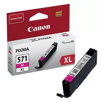 Een Canon inktcartridge CLI-571XL, 375 foto's, OEM 0333C001, magenta koop je bij ShopXPress