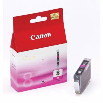 Een Canon inktcartridge CLI-8M, 478 pagina's, OEM 0622B001, magenta koop je bij ShopXPress