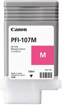 Een Canon inktcartridge PFI-107, 130 ml, OEM 6707B001, magenta koop je bij ShopXPress